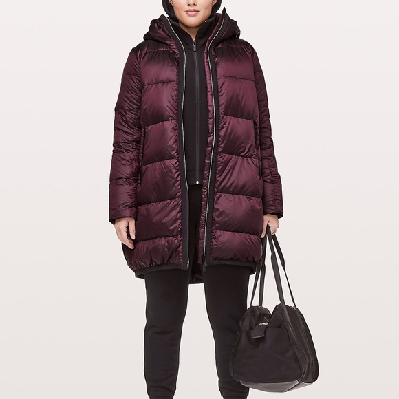 lululemon cloudscape long jacket